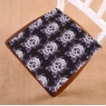 thumbnail image 1 of PKQWTM Celebration Festival Mexico Sugar Skull Skeleton Chair Pads Chair Mat Seat Cushion Chair Cushion Floor Cushion Size 18x18 inches, 1 of 1