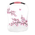 thumbnail image 1 of PKQWTM Cherry Blossom Birds Nursing Cover Baby Breastfeeding Infant Feeding Cover Baby Car Seat Cover, 1 of 2