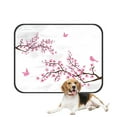 thumbnail image 1 of PKQWTM Cherry Blossom Birds Pet Dog Cat Bed Pee Pads Mat Cushion Potty Dogsblankets Crate Bed Kennel 28x36 inch, 1 of 3