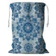 thumbnail image 1 of PKQWTM Christmas Cute Snowflake Pattern Storage Basket Laundry Bag with Drawstring Size 24x32 Inch, 1 of 3