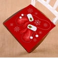 thumbnail image 1 of PKQWTM Christmas Gift Mittens Chair Pads Chair Mat Seat Cushion Chair Cushion Floor Cushion Size 16x16 inches, 1 of 1