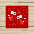 thumbnail image 1 of PKQWTM Christmas Gift Mittens Microfiber Bath Towels Bathroom Body Shower Towel Size 13x13 Inches, 1 of 1
