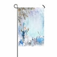 thumbnail image 1 of PKQWTM Christmas Greeting Card Pine Branches Snowman And Gifts Yard Decor Home Garden Flag Size 28x40 Inches, 1 of 1