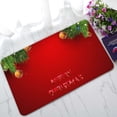 thumbnail image 1 of PKQWTM Christmas Home Decor Floor Mat Area Rug Doormat Size 18x30 Inches, 1 of 1