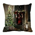 thumbnail image 1 of PKQWTM Christmas Interior Bed Decor Pillow Cases Zippered Cushion Cover Size 20x20 Inches, 1 of 1
