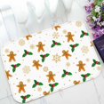 thumbnail image 1 of PKQWTM Christmas New Year holly gingerbread man white Home Decor Floor Mat Area Rug Doormat Size 15.7x23.6 Inches, 1 of 1