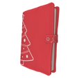 thumbnail image 1 of PKQWTM Christmas Tree Line Icon On Red Book Cover Book Protector Book Sleeve Book Pouch Book Bag 6x9 inch, 1 of 4