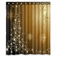 thumbnail image 1 of PKQWTM Christmas Tree WaterProof Polyester Fabric Shower Curtain Size 60x72 Inches, 1 of 1