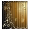 thumbnail image 1 of PKQWTM Christmas Tree WaterProof Polyester Fabric Shower Curtain Size 66x72 Inches, 1 of 2