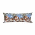 thumbnail image 1 of PKQWTM Christmas snowman cute street vintage houses Long Body Pillow Case Cover Pillow Cushion Size 20x60 Inches, 1 of 1