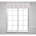 thumbnail image 1 of PKQWTM Cloud Characters Rain Water Drops Lightning Window Curtain Valance Rod Pocket 54x12 inch, 1 of 1