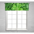 thumbnail image 1 of PKQWTM Clover For luck Window Curtain Valance Rod Pocket 54x18 inch, 1 of 1