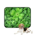 thumbnail image 1 of PKQWTM Clover St Patrick`s day For luck Pet Dog Cat Bed Pee Pads Mat Cushion Potty Dogs Blankets Crate Bed Kennel 14x18 inch, 1 of 3