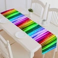 thumbnail image 1 of PKQWTM Colored Striped Stardust Cotton and Linen Table Runner Kitchen Dining Room Supplies Size 14x72 Inch, 1 of 1