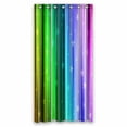 thumbnail image 1 of PKQWTM Colored Striped Stardust WaterProof Polyester Fabric Shower Curtain Size 36x72 Inches, 1 of 1