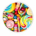 thumbnail image 1 of PKQWTM Colorful Candy Round Beach Towel Beach Mats Shawl Blanket Yoga Mat with Tassels Beach Throw Towel, 1 of 1