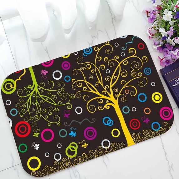 PKQWTM Colorful Dream Landscape Home Decor Floor Mat Area Rug Doormat Size 15.7x23.6 Inches