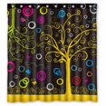 thumbnail image 1 of PKQWTM Colorful Dream Landscape WaterProof Polyester Fabric Shower Curtain Size 66x72 Inches, 1 of 1
