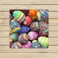 thumbnail image 1 of PKQWTM Colorful Easter Eggs Big Pile Microfiber Bath Towels Bathroom Body Shower Towel Size 13x13 Inches, 1 of 1