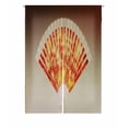 thumbnail image 1 of PKQWTM Colorful Hand Fan Gray 3D Door Curtain Window Cover Home Decor Hanging Curtain Size 85x120 CM, 1 of 1