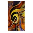 thumbnail image 1 of PKQWTM Colorful Musical Shapes Metaphor Door Curtain Window Cover Home Decor Hanging Curtain Size 85x150 CM, 1 of 1