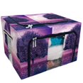 thumbnail image 1 of PKQWTM Colorful Tree Art Painting Dreamy Landscape Storage Bag Clear Window Storage Bins Boxes Large Capacity Foldable Stackable Organizer With Steel Metal Frame For Bedding,Clothes,Closets, Bedrooms, 1 of 3