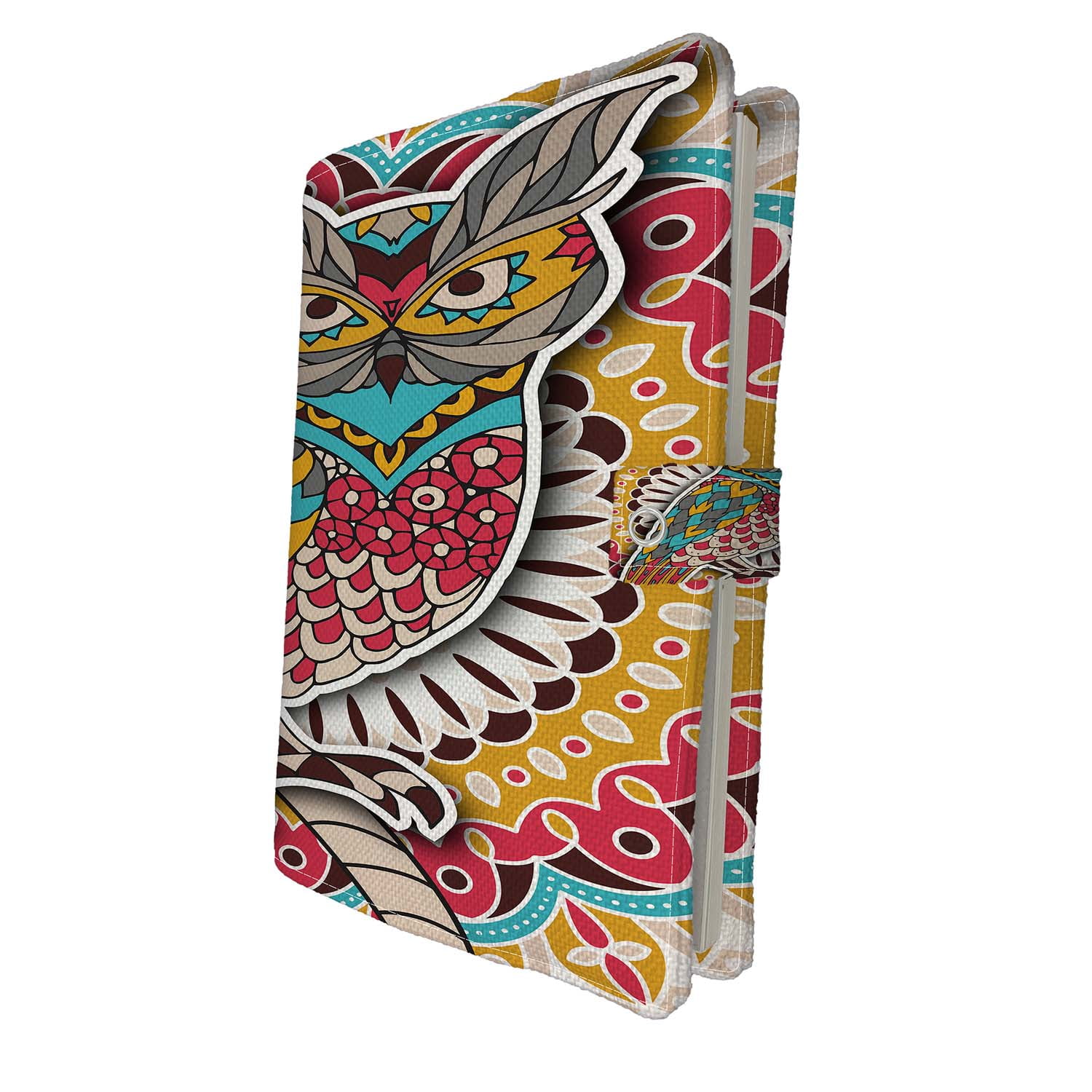 PKQWTM Coloring Book Page Owl Book Cover Book Protector Book Sleeve ...