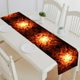 thumbnail image 1 of PKQWTM Computer Generated Fireball Explosion Black Space Cotton and Linen Table Runner Kitchen Dining Room Supplies Size 14x72 Inch, 1 of 1