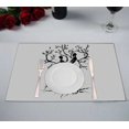 thumbnail image 1 of PKQWTM Conceptual Of The Tree Of Life Growing Apart Kitchen Dining Table Mats Placemats Size 12x18 Inches, Set of 2 Pieces, 1 of 2