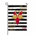 thumbnail image 1 of PKQWTM Creativity card with gold glitter bird flamingo Yard Decor Home Garden Flag Size 28x40 Inches, 1 of 1