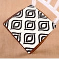 thumbnail image 1 of PKQWTM Curve Ornament Chair Pads Chair Mat Seat Cushion Chair Cushion Floor Cushion Size 20x20 inches, 1 of 1