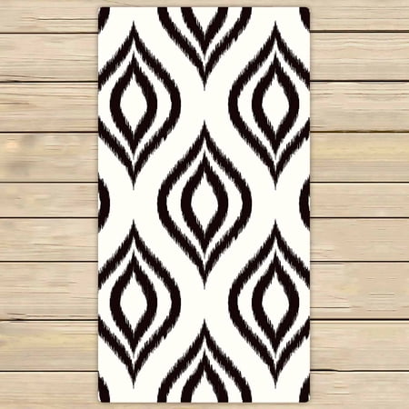 PKQWTM Curve Ornament Microfiber Bath Towels Bathroom Body Shower Towel Size 30x56 Inches