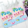 thumbnail image 1 of PKQWTM Cute Cartoon Pool Float Flamingo Pool Party Home Decor Floor Mat Area Rug Doormat Size 15.7x23.6 Inches, 1 of 1