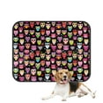 thumbnail image 1 of PKQWTM Cute Colourfull Owl Pet Dog Cat Bed Pee Pads Mat Cushion Potty Dogsblankets Crate Bed Kennel 28x36 inch, 1 of 3