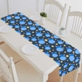 thumbnail image 1 of PKQWTM Cute Hippo And Stars Pattern Of A Hippopotamus Cotton and Linen Table Runner Kitchen Dining Room Supplies Size 16x72 Inch, 1 of 1
