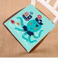 thumbnail image 1 of PKQWTM Cute octopus swimming red fishes pirate boat Chair Pads Chair Mat Seat Cushion Chair Cushion Floor Cushion Size 16x16 inches, 1 of 1