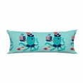 thumbnail image 1 of PKQWTM Cute octopus swimming red fishes pirate boat Long Body Pillow Case Cover Pillow Cushion Size 20x60 Inches, 1 of 1