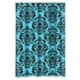 thumbnail image 1 of PKQWTM Damask Floral Royal Flowers Black White WaterProof Polyester Fabric Shower Curtain Size 48x72 Inches, 1 of 1