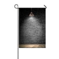 thumbnail image 1 of PKQWTM Dark Wall With Lamp Above Yard Decor Home Garden Flag Size 12x18 Inches, 1 of 1