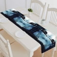 thumbnail image 1 of PKQWTM Deck Pirate Ship Black Flag At Night Cotton and Linen Table Runner Kitchen Dining Room Supplies Size 16x72 Inch, 1 of 1