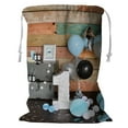 thumbnail image 1 of PKQWTM Decorations For Holiday Party Storage Basket Laundry Bag with Drawstring Size 24x32 Inch, 1 of 3