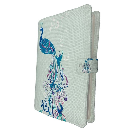 PKQWTM Decorative Peacock Book Cover Book Protector Book Sleeve Book Pouch Book Bag 6x9 inch