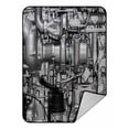 thumbnail image 1 of PKQWTM Diesel Engine Blanket Crystal Velvet Throw Bed Blanket 58x80 inches, 1 of 1