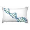 thumbnail image 1 of PKQWTM Dna Green Blue Bed Decor Pillow Cases Zippered Cushion Cover Size 20x30 Inches, 1 of 1