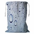 thumbnail image 1 of PKQWTM Drops Of Water Abstract Macro Photo Storage Basket Laundry Bag with Drawstring Size 24x32 Inch, 1 of 3