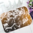 thumbnail image 1 of PKQWTM Dumbbells In The Gym Black White Tone Orange Flare Home Decor Floor Mat Area Rug Doormat Size 15.7x23.6 Inches, 1 of 1