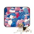 thumbnail image 1 of PKQWTM Easter Eggs With American Flag Horizontal Usa Flag Pet Dog Cat Bed Pee Pads Mat Cushion Potty Dogs Blankets Crate Bed Kennel 20x24 inch, 1 of 3