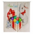 thumbnail image 1 of PKQWTM Easter Rabbit Bunny And Box With Eggs Door Curtain Window Cover Home Decor Hanging Curtain Size 105x120 CM, 1 of 1