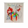 thumbnail image 1 of PKQWTM Easter Rabbit Bunny And Box With Eggs Door Curtain Window Cover Home Decor Hanging Curtain Size 85x90 CM, 1 of 1