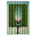 thumbnail image 1 of PKQWTM Easter Square Tree Nest Hole Shape Egg WaterProof Polyester Fabric Shower Curtain Size 48x72 Inches, 1 of 1